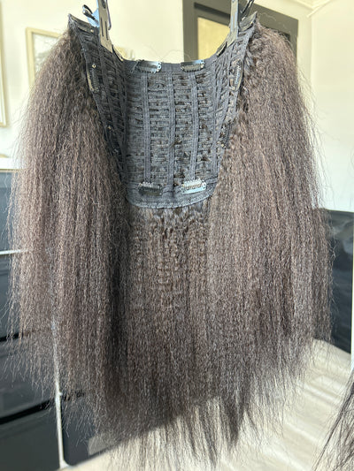 Clearance: 20" Knatural Coarse Half Wig