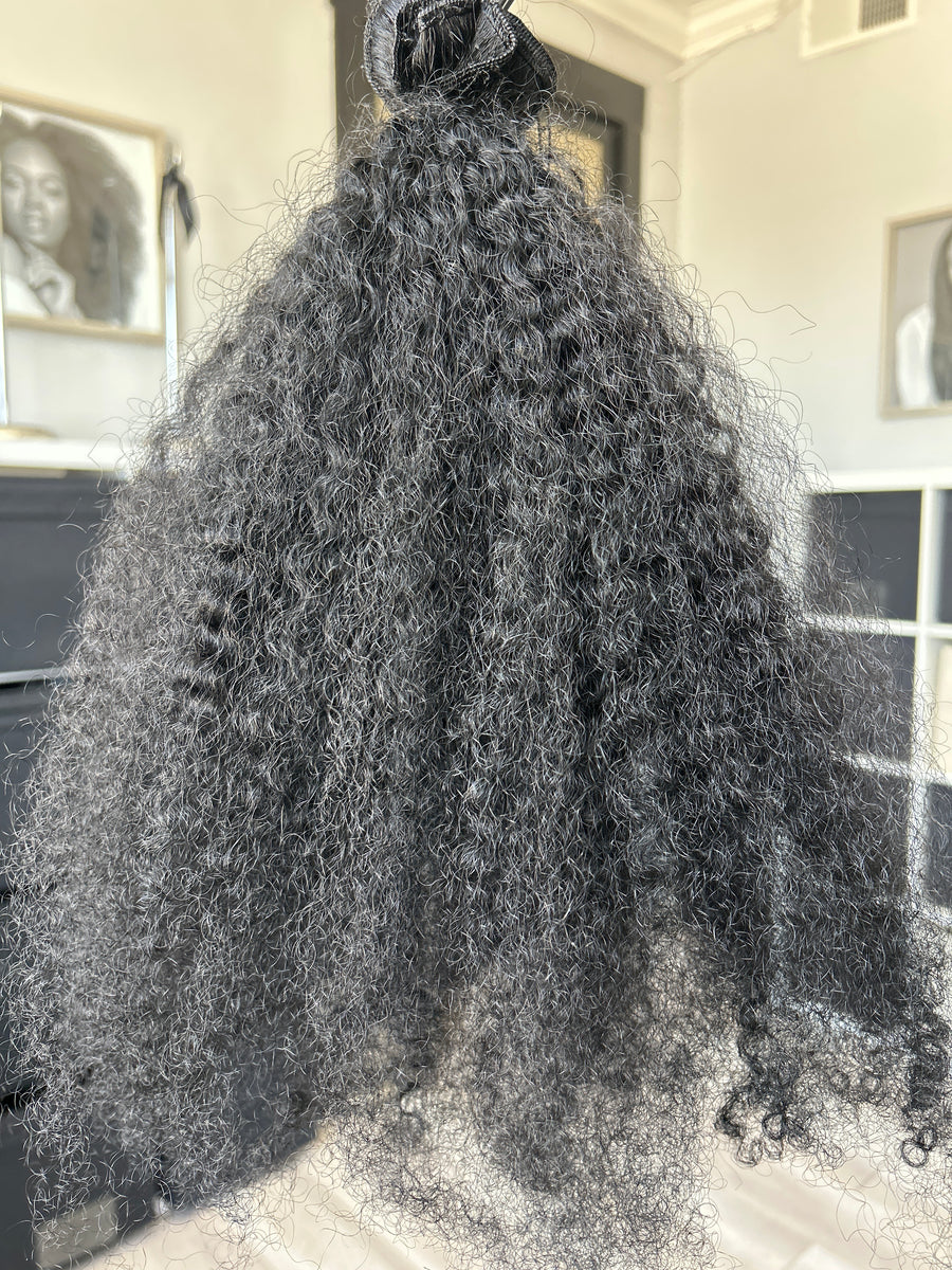 Clearance: 24" Knatural Kurly Weft (Black)
