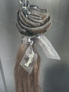 Clearance: 16” THIN Knatural Straight Clip Ins, 9 Piece Set