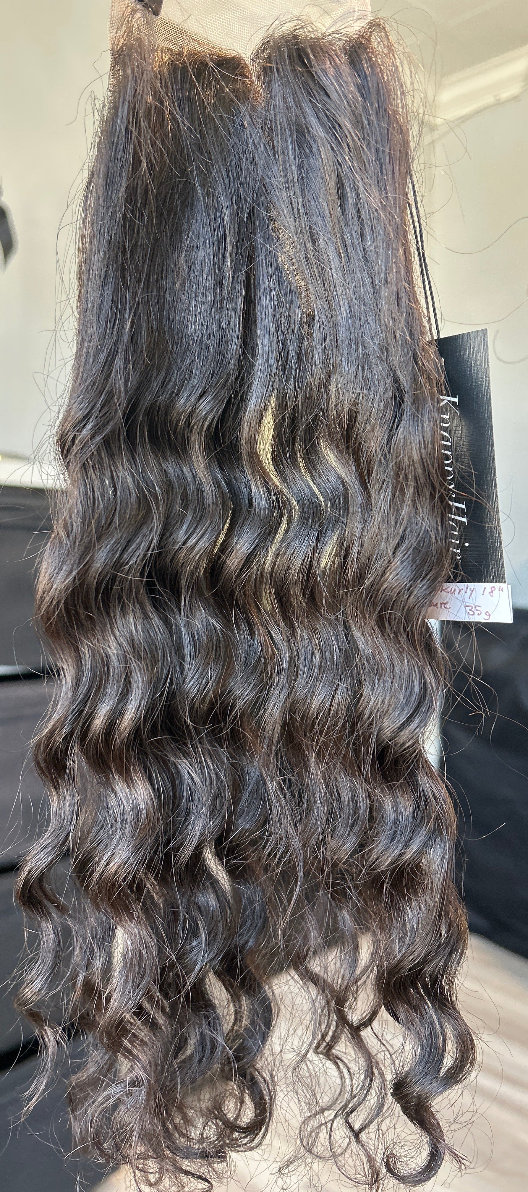Clearance: 18" Knatural Kurly Closure (Loose)