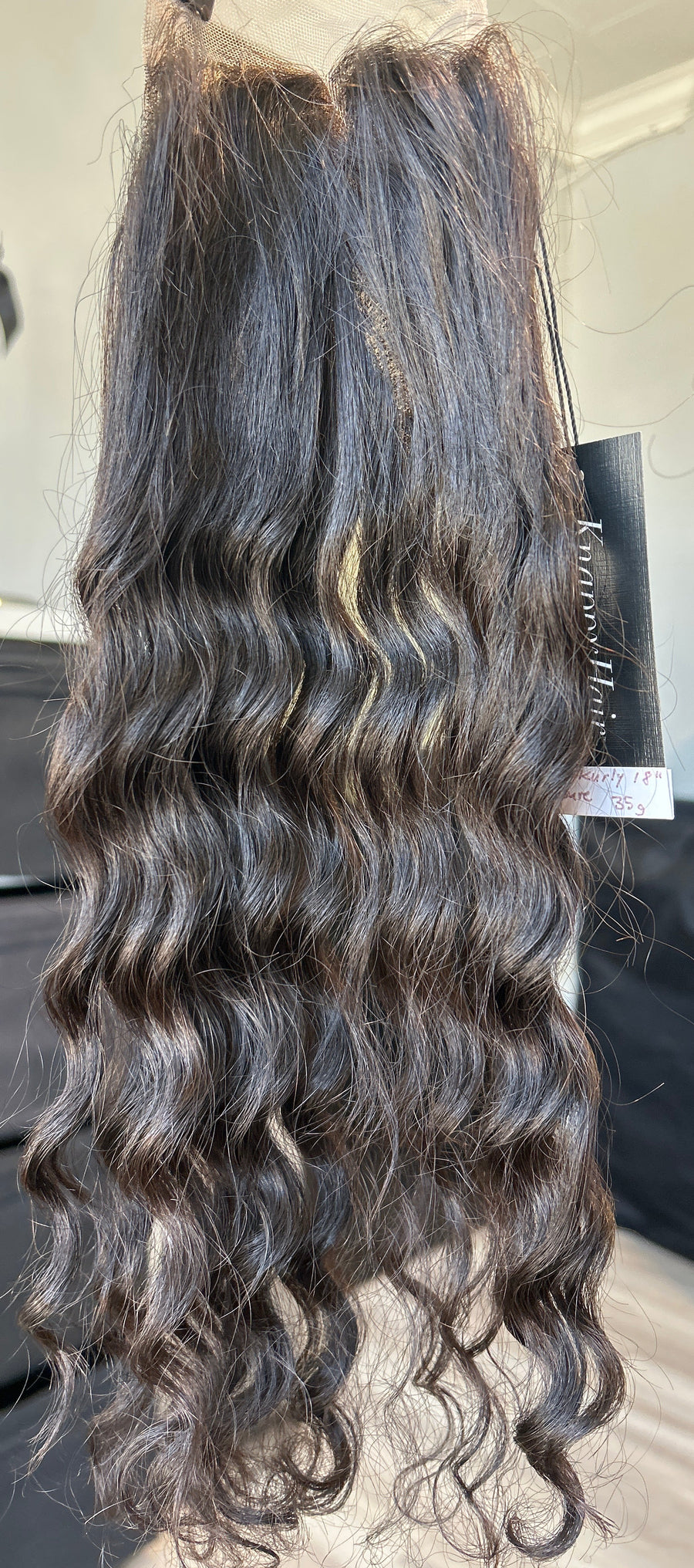 Clearance: 18" Knatural Kurly Closure (Loose)