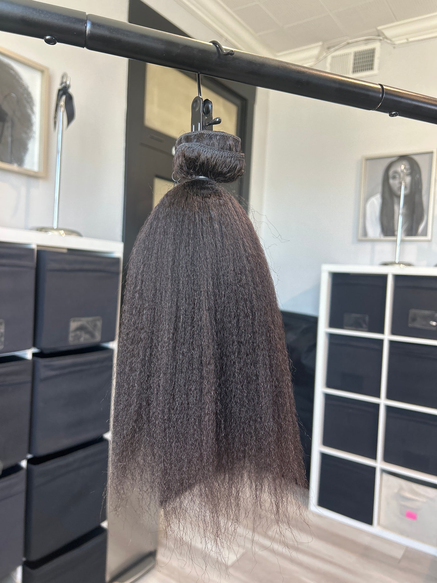 Clearance: 14" Kinky Coarse Clip Ins - 5 PC