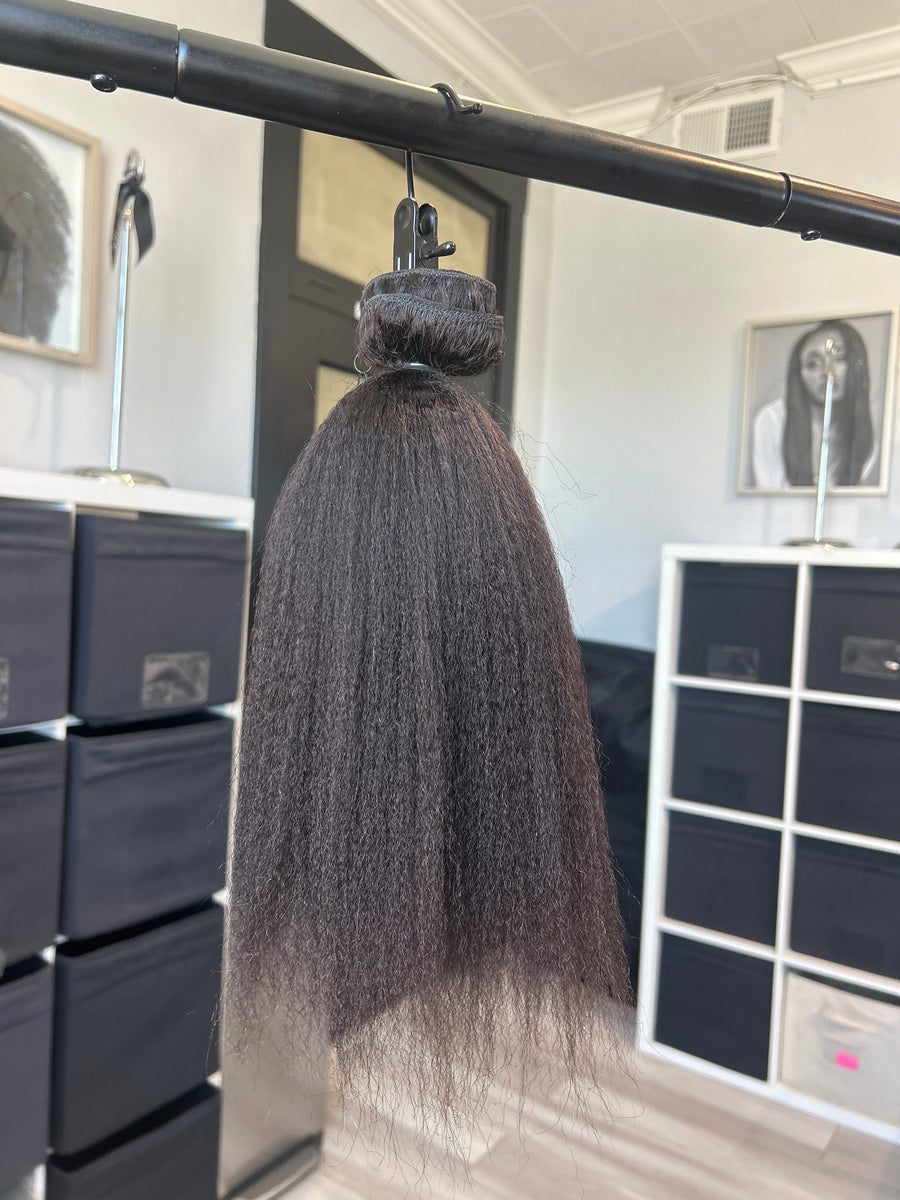Clearance: 14" Kinky Coarse Clip Ins - 5 PC