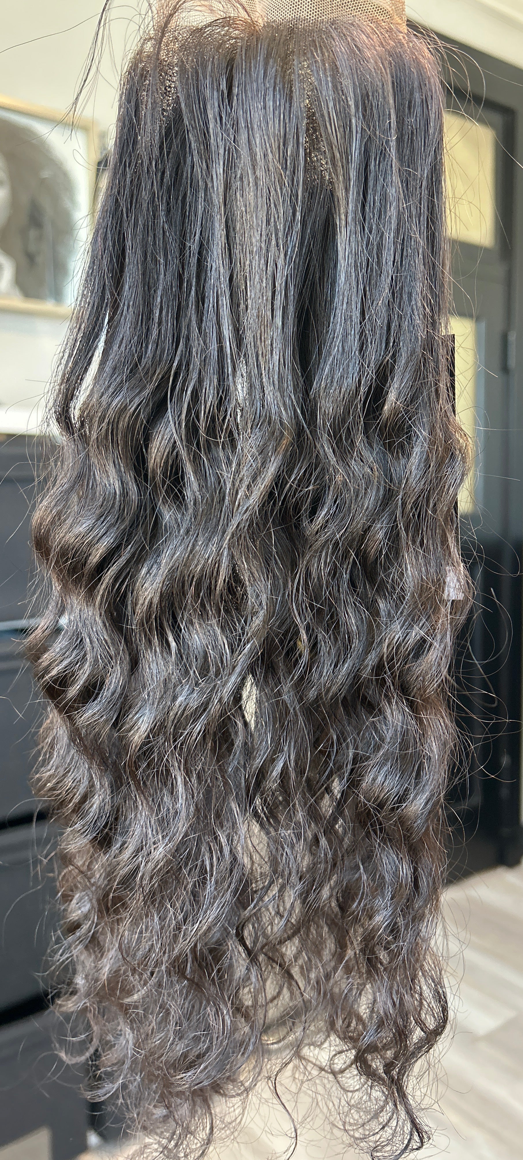 Clearance: 18" Knatural Kurly Closure (Loose)
