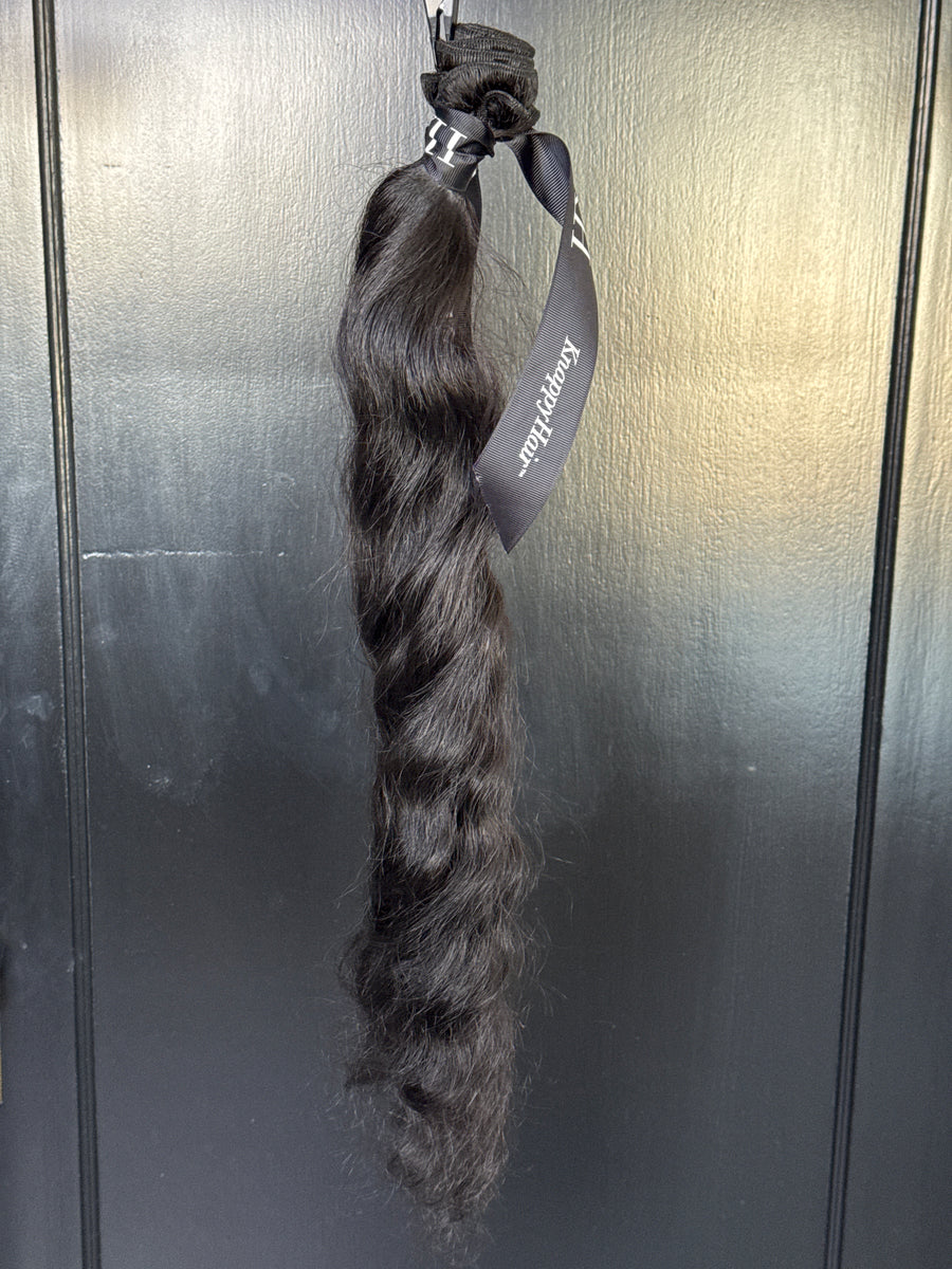 Clearance: 24” Tight Body Wave Weft (Natural Black)