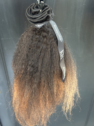 Clearance: 18” Knatural Coarse Weft (OMBRE)