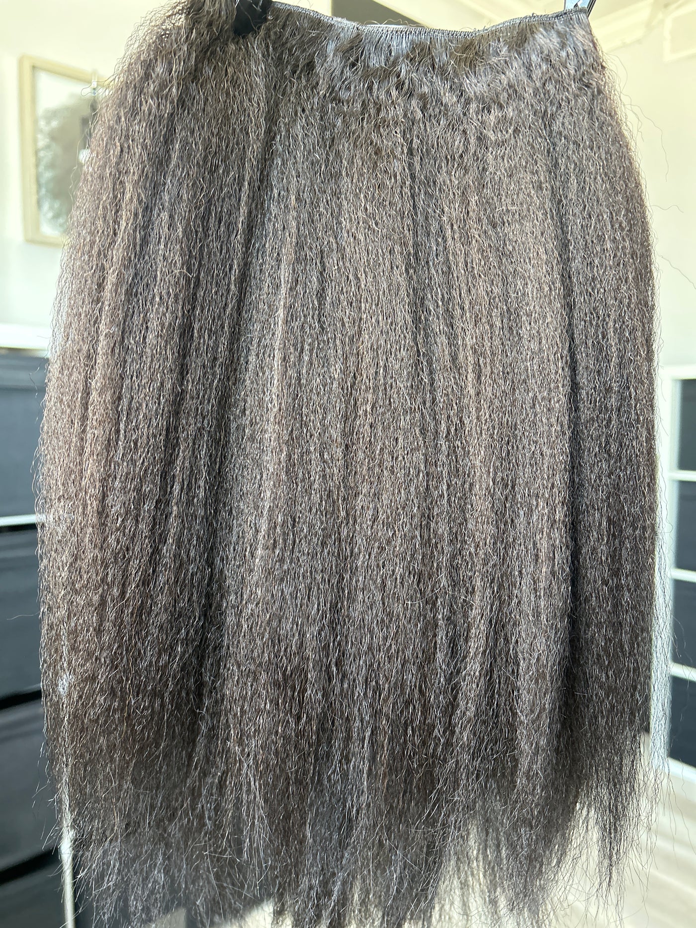 Clearance: 20" Knatural Coarse Half Wig