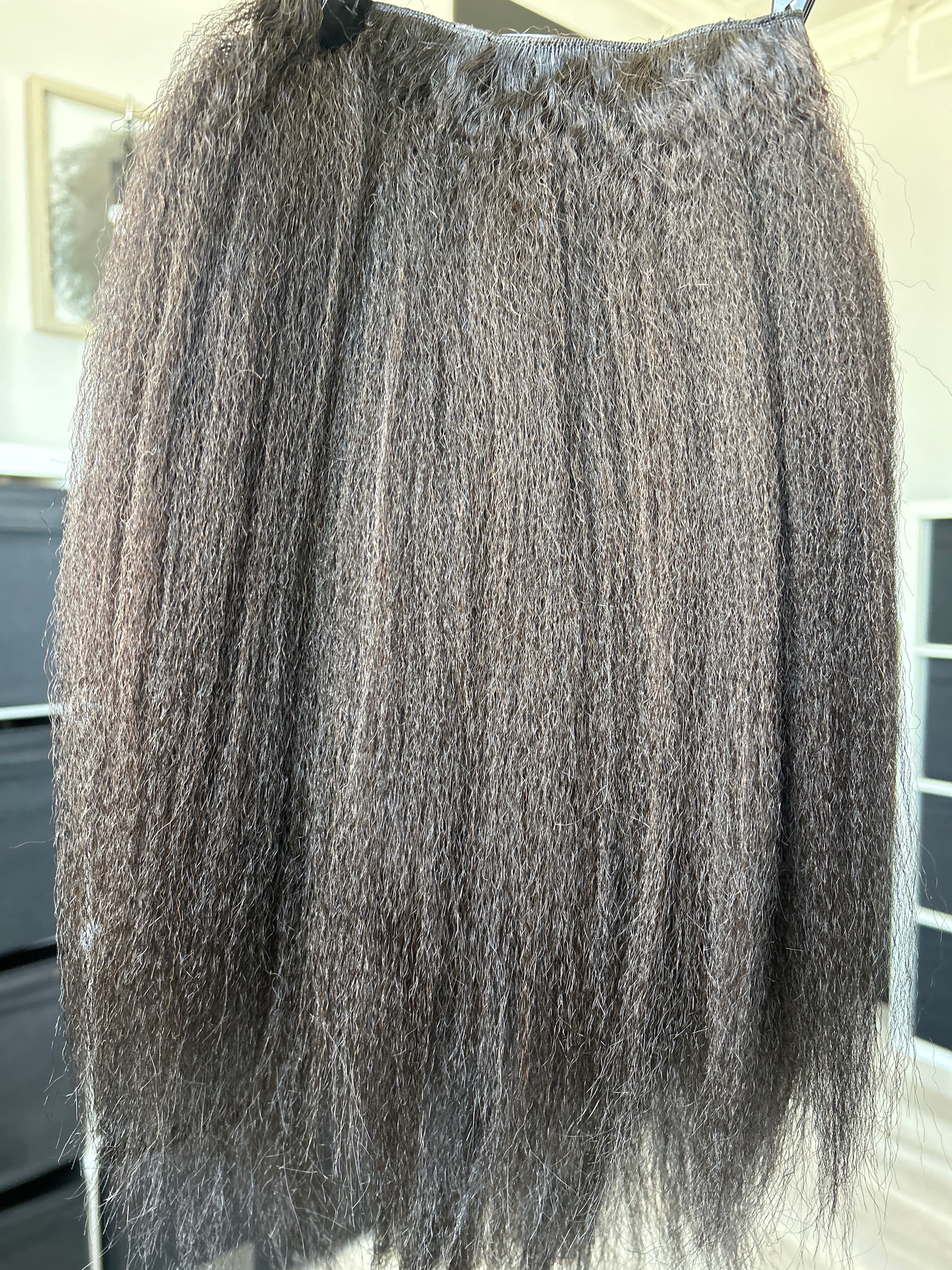 Clearance: 20" Knatural Coarse Half Wig