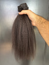 Clearance: 16" Kinky Coarse Clip-Ins, 4 Piece Set