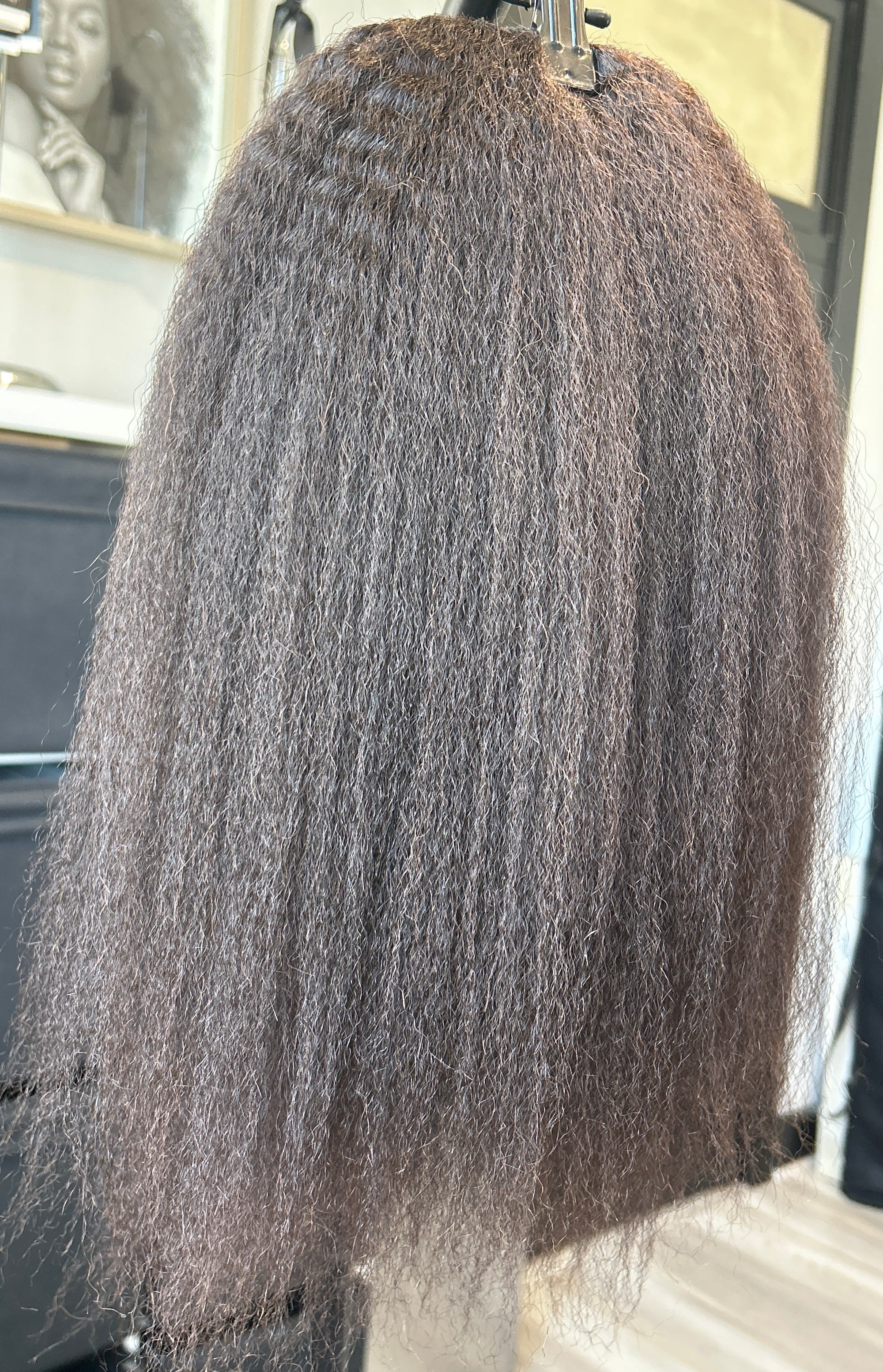 Clearance: 16" Knatural Coarse Drawstring Ponytail
