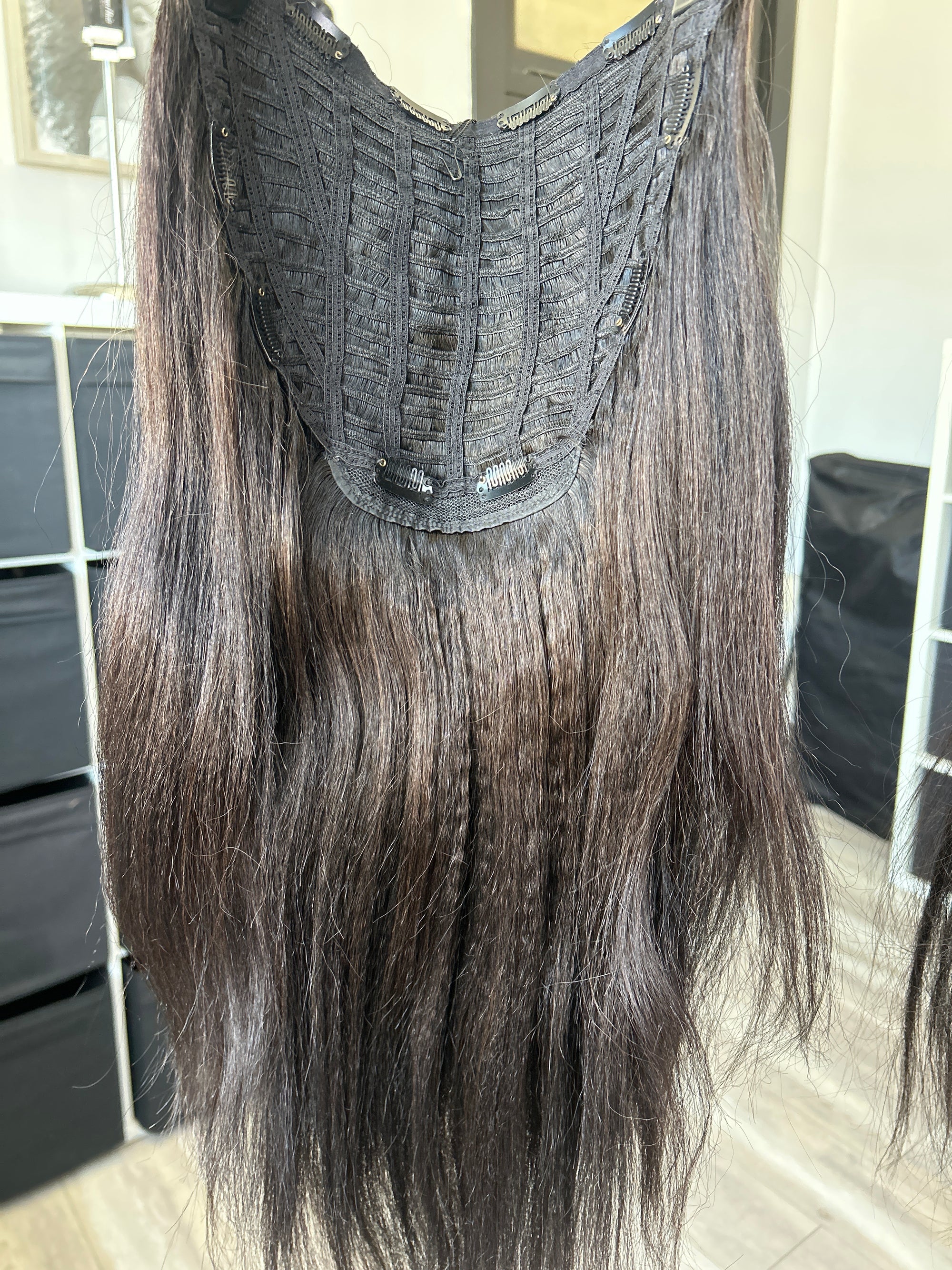 Clearance: 24" Not So Knappy Half Wig