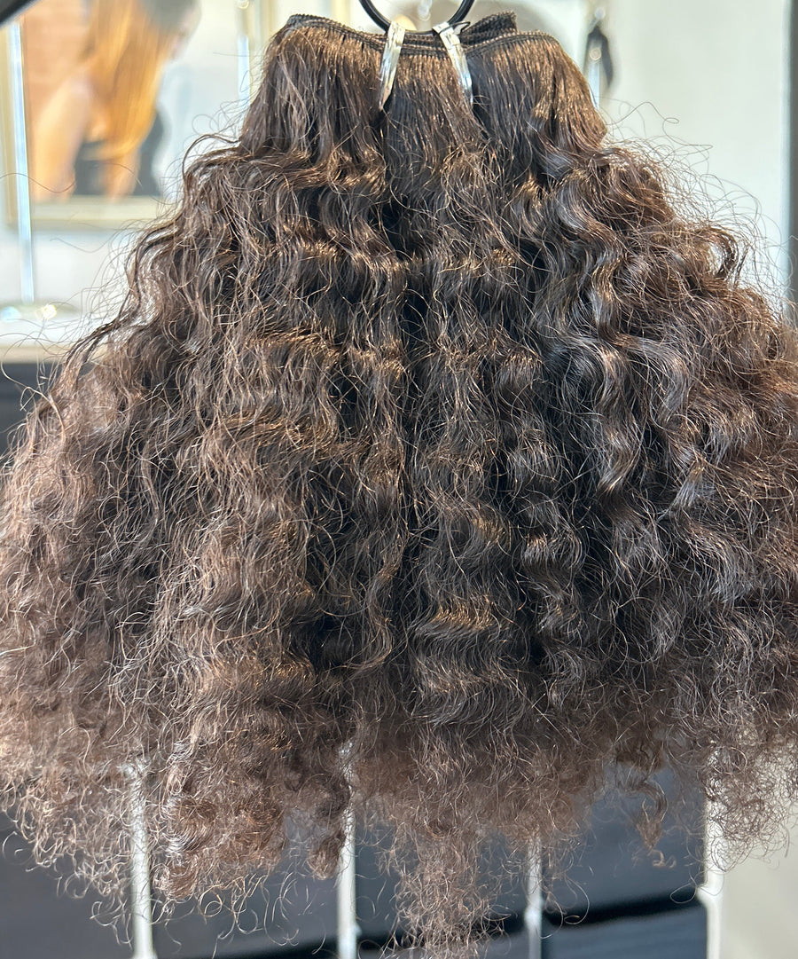 Clearance: 12" Knatural Kurly Weft