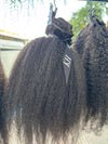 Clearance: 14" Kinky Coarse Clip-Ins, 6 Piece Set