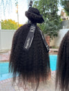 Clearance: 14" Knatural Coarse Clip-Ins, 5 Piece Set