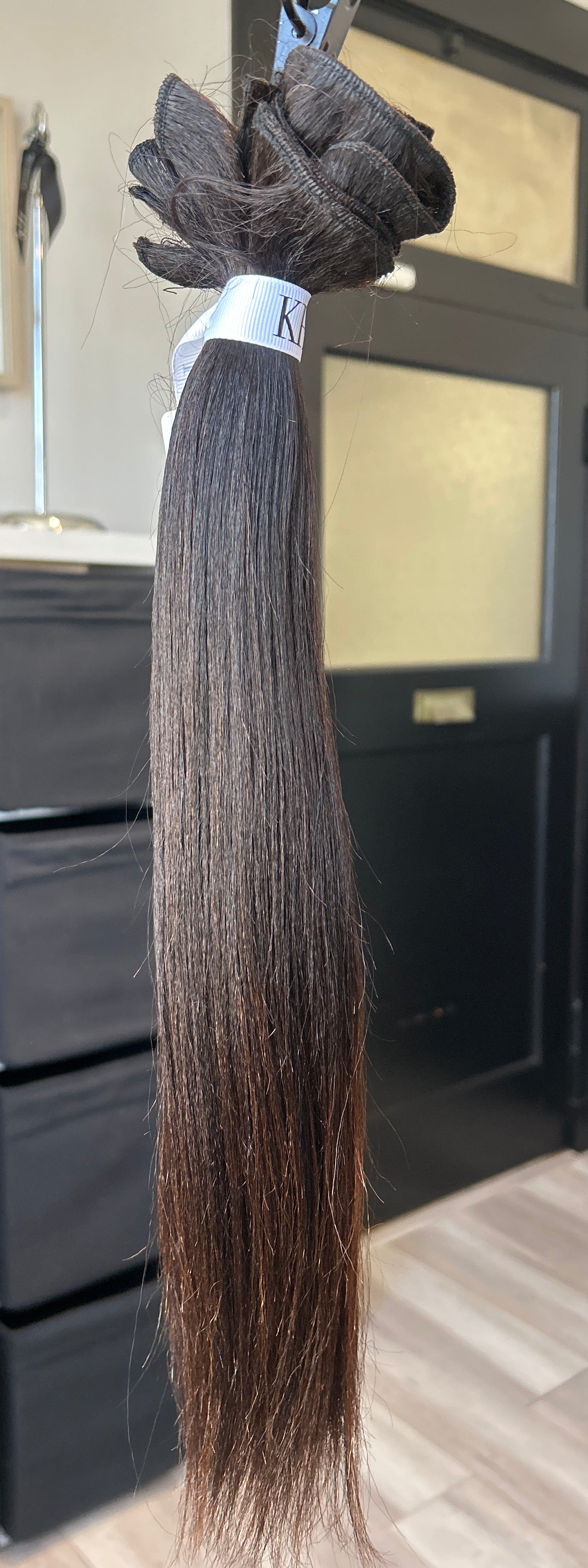 Clearance: 16" Knatural Straight Weft