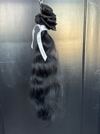 Clearance: 20" Body Wave Clip Ins, 10 Piece Clip Ins (BLACK)