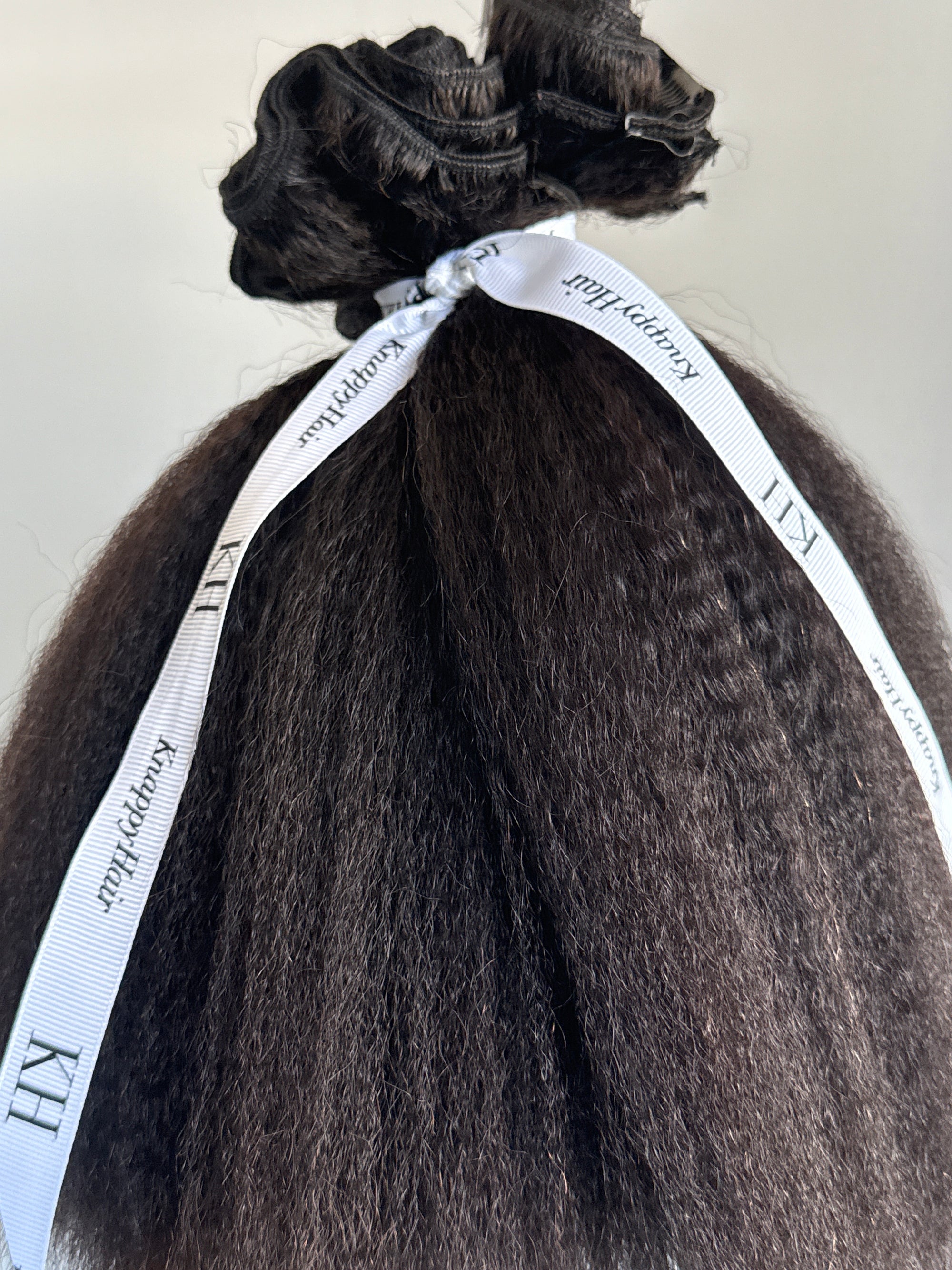 Bundle: 10” Kinky Coarse Weft + 12" Soft Kinky Coarse Clip-Ins