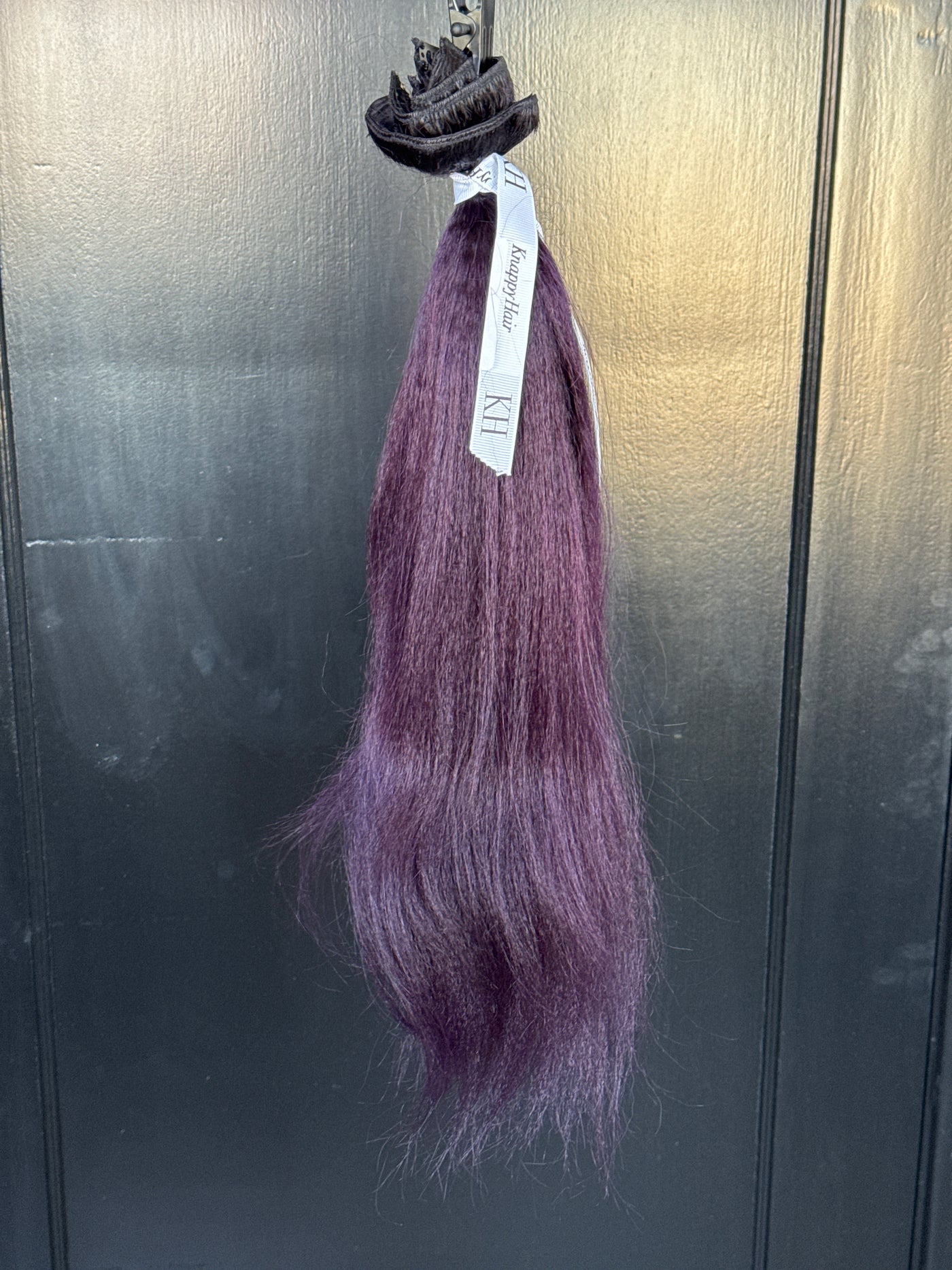 Clearance: 18" Knatural Coarse Clip-Ins, 4 Piece Set (PURPLE)