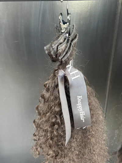 Clearance: 22" Knatural Kurly Clip Ins, 6 Piece Set