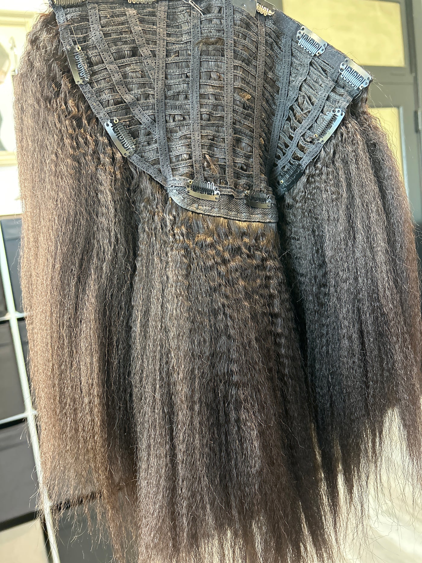 Clearance: 20" Knatural Coarse Half Wig