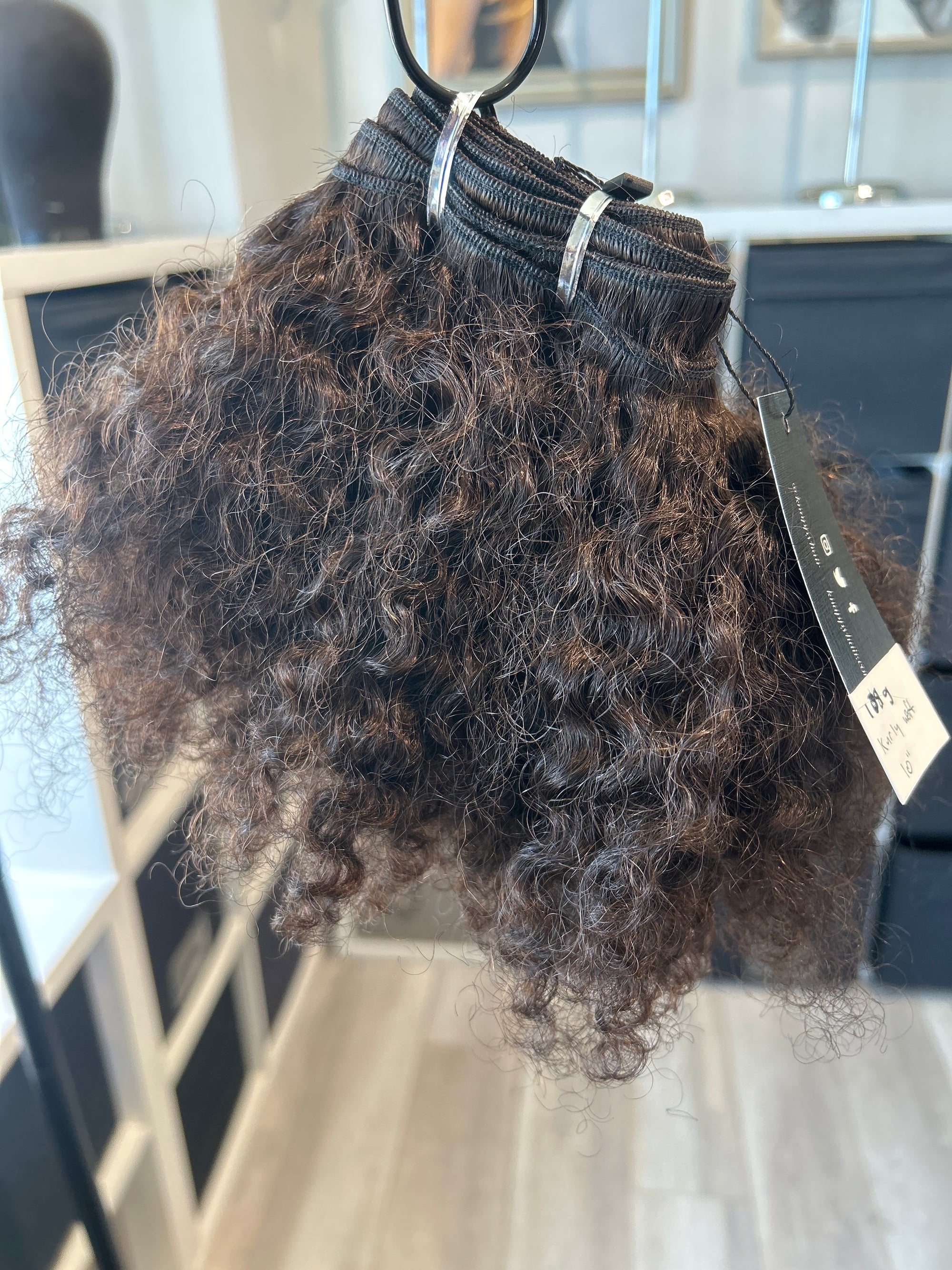 Clearance: 10” Knatural Kurly Weft
