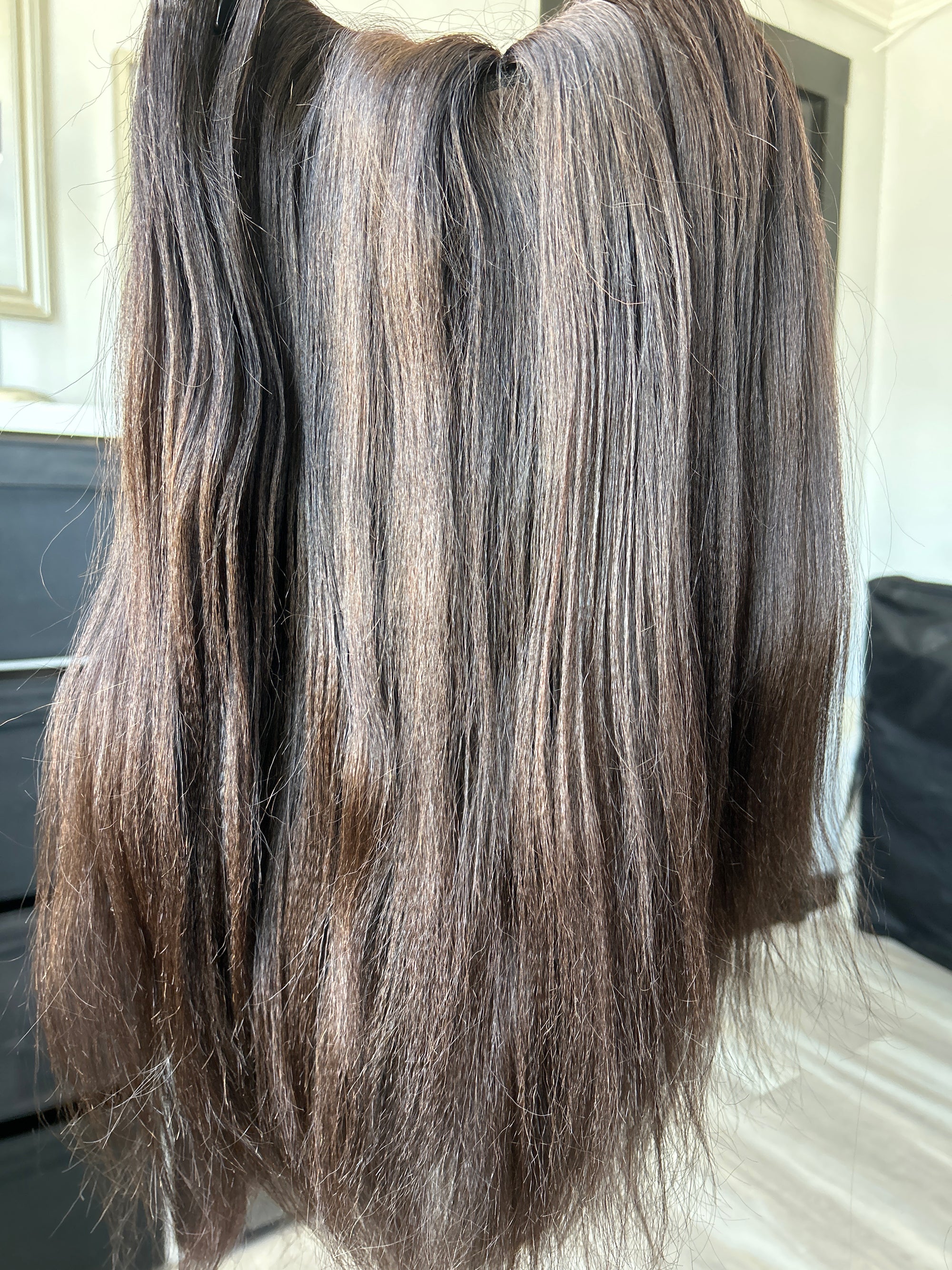 Clearance: 24" Knatural Straight Half Wig