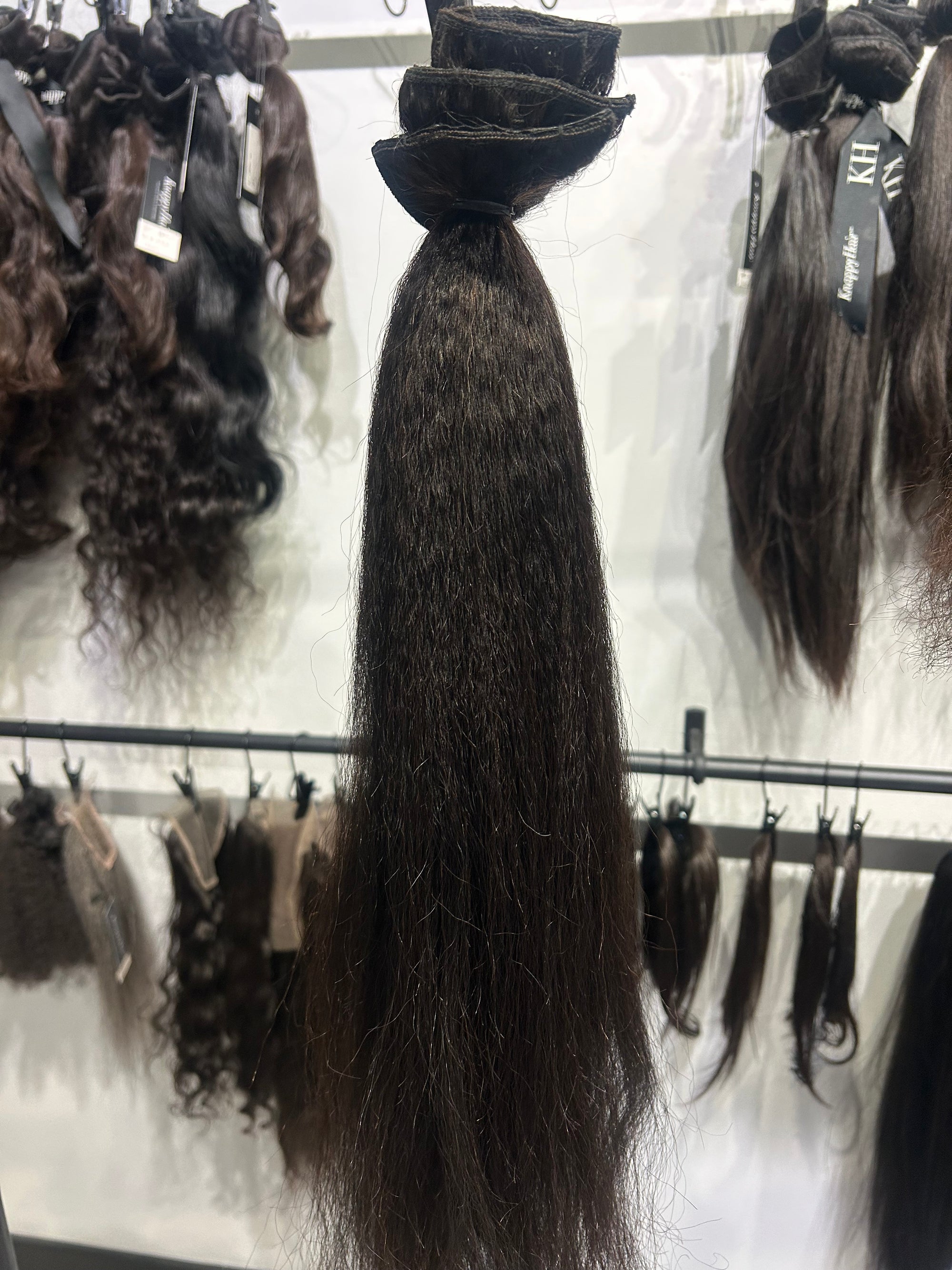 Clearance: 22" Knatural Coarse Clip-in 4pc