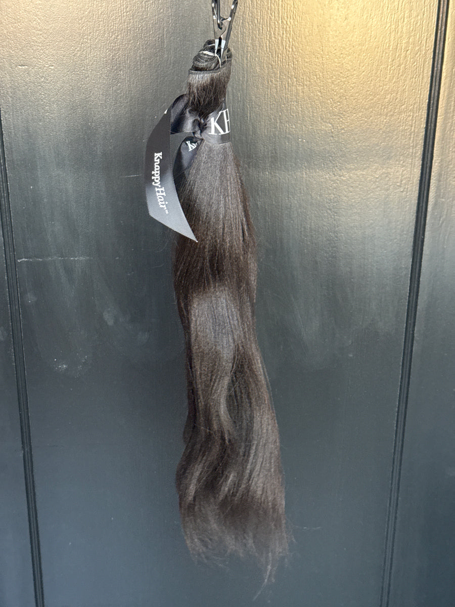 Clearance: 20” Knatural Straight Weft