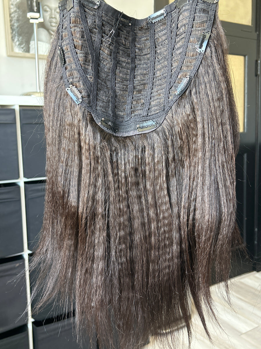 Clearance: 22" Not So Knappy Half Wig
