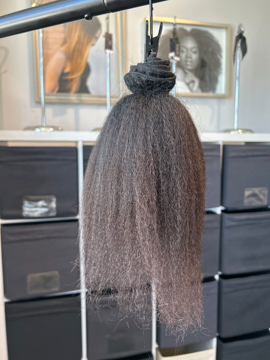 Clearance: 12" Kinky Coarse Wefts