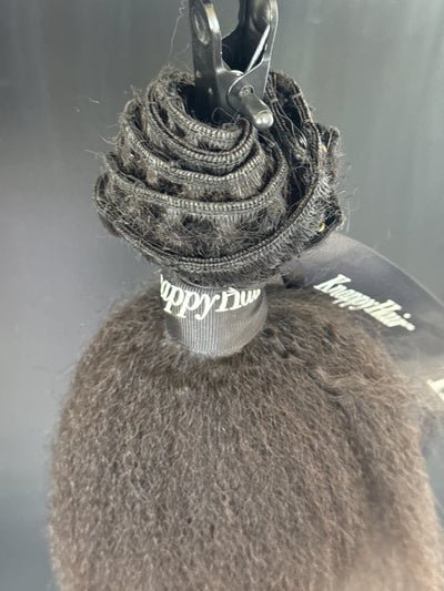Clearance: 10" Knatural Coarse Clip Ins, 5 Piece Set