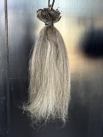 Clearance: 18” RELAXED Knatural Coarse Weft (GRAY)