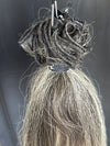 Clearance: 18” RELAXED Knatural Coarse Weft (GRAY)