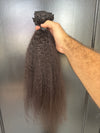 Clearance: 18" Knatural Coarse Clip-Ins, 8 Piece Set