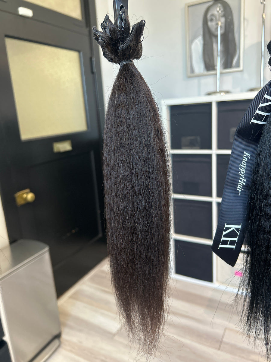 Clearance: 14" Not So Knappy Clip Ins (Black) - 3 PC