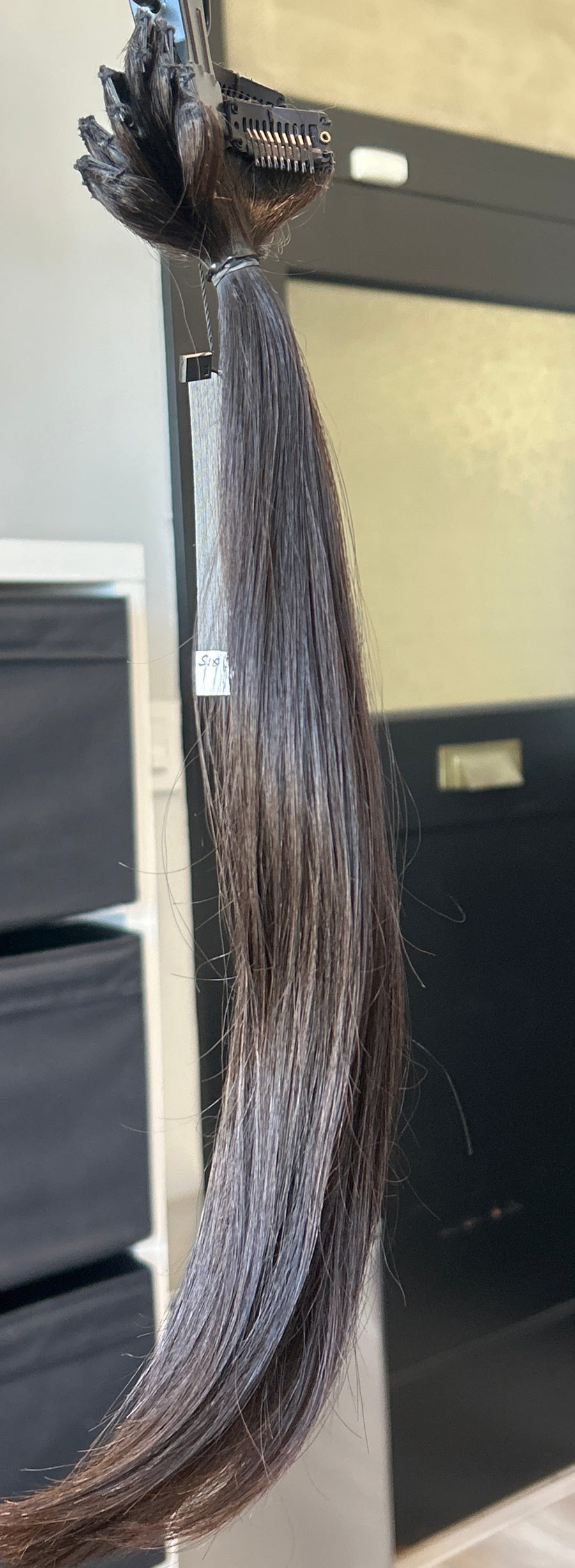Clearance: 16" Knatural Straight Clip Ins - 6 PC