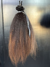 Clearance: 18” Knatural Coarse Weft (OMBRE)