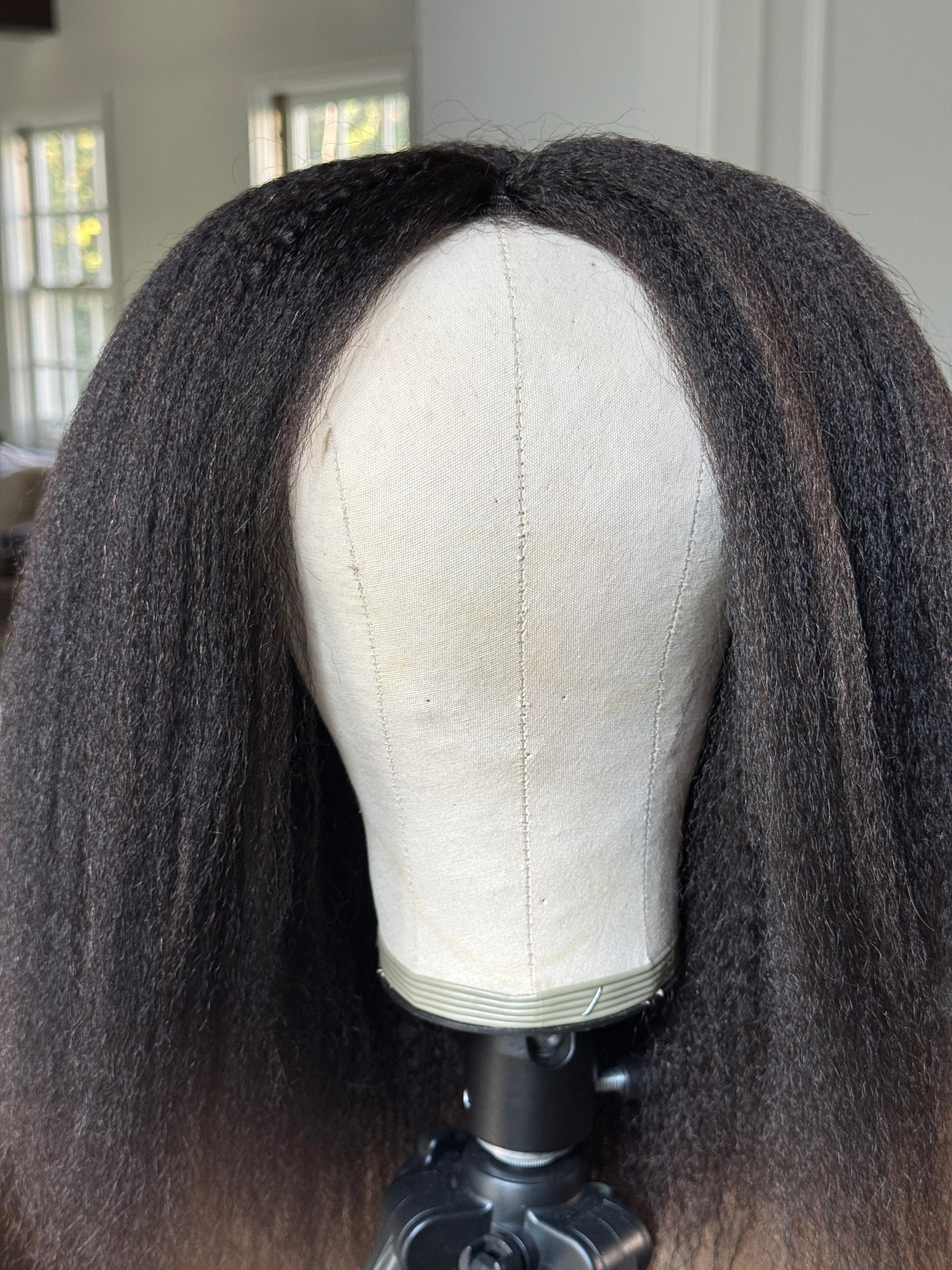 In Stock : Kinky Coarse U Part Wig