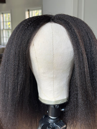 In Stock : Kinky Coarse U Part Wig